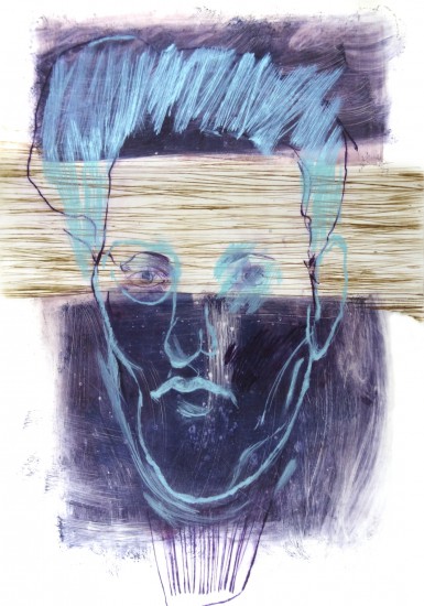6_AUTOPORTRET 165 | suchoryt, wypukłodruk | 100x70 cm